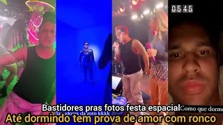 Lucas Guimarães é chamado pra cantar com Taty girl na festa e não dorme com ronco de Carlinhos Maia