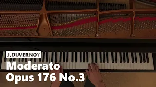 Moderato in C major Op.176 No.3 by J. Duvernoy