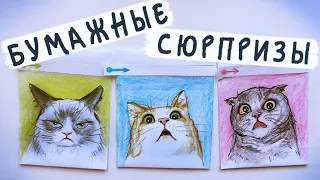 Бумажные сюрпризы / Что не любят кошки? 🐱 И другие коллекции!