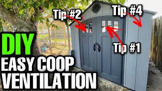 DIY Chicken Coop Ventilation | MUST Know Tips!