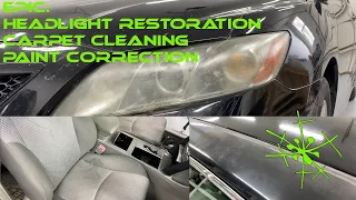 Satisfying Toyota Camry Transformation - Cerakote Restoration / Paint Correction / Epic Extractions