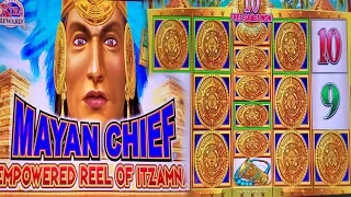 ★JACKPOT ALERT ★ MAYAN CHIEF ★ 487 FREE GAMES AT MAX BET ★