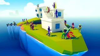 BATTLE ROYALE FROM THE SMALL ISLAND 🤛 🤜 | Totally Accurate Battle Simulator TABS