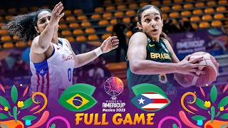 SEMI-FINALS | Brazil v Puerto Rico | Full Basketball Game | FIBA Women's AmeriCup 2023