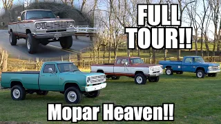 The Most INSANE Classic Truck COLLECTION!!! MOPAR Heaven!!!