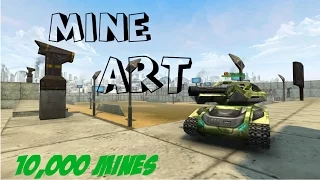 Quickly spending 10000 mines | Mine art