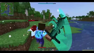 Me and BBQ the chicken vs X_Grave_X (Annoying Villagers Mod)