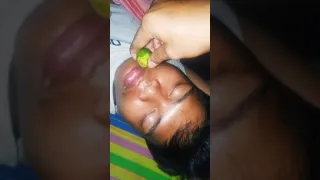 Lemon Prank while sleeping 😂