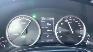 Lexus NX 300h acceleration 0-100 0-200 V-Max German Autobahn