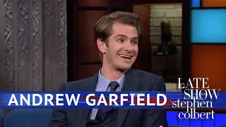 Andrew Garfield's First Kiss Was Straight Out Of 'Braveheart'