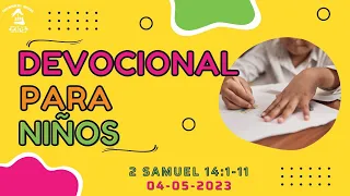 Devocional para niños Yejo - 04 mayo 2023 tiempo con Dios