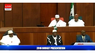 Senate President Welcomes Pres. Buhari To The Joint Session 22/12/15