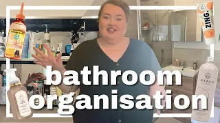 ORGANISE MY NEW BATHROOM WITH ME! | new toiletries & organisation | 2023