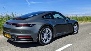 Best Sports Car? New Porsche 911 Carrera (992) Review (Compare to BMW G82 M4) | 4K