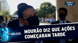 Mourão diz que ações do Governo contra desmatamento começaram tarde | SBT Brasil (10/07/20)