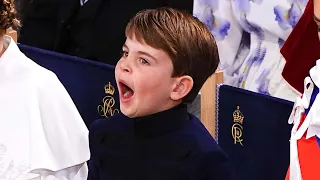Prince Louis Yawns as King Charles Is Crowned at Coronation