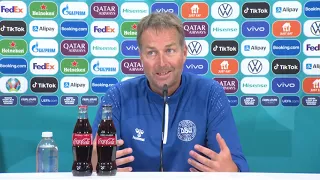 Kasper Hjulmand - England v Denmark - Pre-Match Press Conference - Semi-Final - Euro 2020