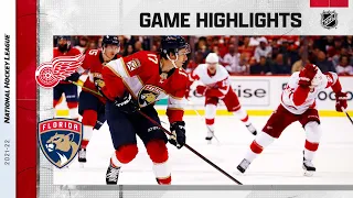 Red Wings @ Panthers 4/21 | NHL Highlights 2022