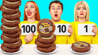 100 Слоев Еды Челлендж | Смешные Челленджи от Multi DO Challenge