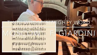 Hymn - Thou Whose Almighty Word - with words/score - Daniel Roberts | Organist