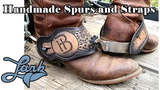 Stainless Steel Spurs and Custom Leather Spur Straps | Lark Machine Co