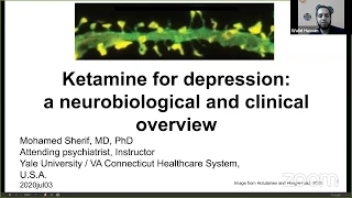 KETAMINE FOR DEPRESSION: DR. M. AMR SHERIF