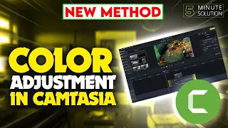 How to do color adjustment in camtasia [UPDATED]