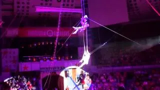 Дуэт «Сплэш», двойная трапеция, Украина/ Duo Splash, double trapeze, Ukraine