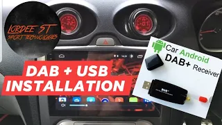 DAB + USB INSTALLATION ON A ANDROID HEAD UNIT