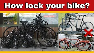 How to Lock Your Bike Correctly And Securely | Beginner's Guide