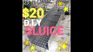 DIY Sluice Box - How to Make for $20, River Sluice