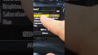 Nikon Set Picture Control - adjust to your liking