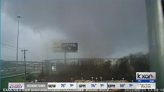 VIDEO: Confirmed tornado passes over I-35 in Round Rock, Texas