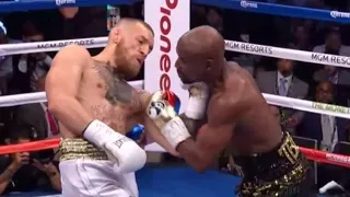 Conor McGregor perfect uppercut to Mayweather