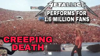 Metallica perform Creeping Death for 1.6 Million fans in Moscow Russia Reaction #metallica