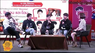 [VIETSUB] OhmNanonChimon nói về cảnh phim trong Blacklist | Jamsai & BooK Thai FB Live (05/10/19)