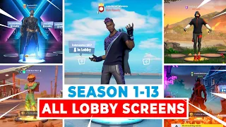 The Complete Evolution of the Fortnite Lobby Screen (Season 1-13)