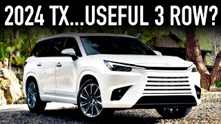 2024 Lexus TX 350, TX 500h, & TX 550h+.. Most Useful SUV?