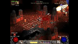 Diablo 2 LoD: making use of Wrath runeword : GA/Strafe bowazon Baalrun