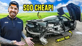 I BOUGHT A WRECKED 720s THAT MCLAREN WONT FIX