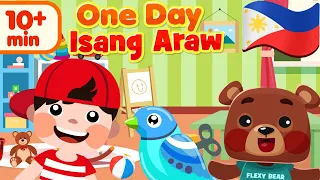 One Day Isang Araw | Philippines Kids Nursery Rhymes & Songs | Awiting Pambata Compilation