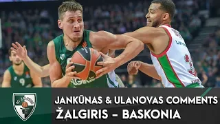 P.Jankūno ir E.Ulanovo komentarai po rungtynių Kaune su „Baskonia“