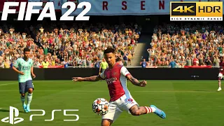 FIFA 22 (PS5) Arsenal vs Leicester City | PREMIER LEAGUE MATCHDAY PREDICTION | PS5 GAMEPLAY | 4K HDR