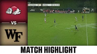 Gardner-Webb vs. Wake Forest ACC Men's Soccer Highlights (2023)