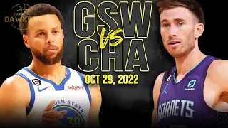 Golden State Warriors vs Charlotte Hornets Full Game Highlights | Oct 29, 2022 | FreeDawkins