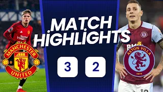 Man United 3-2 Aston Villa🔥🤩| All Goals & Highlights | Premier League | Football Time