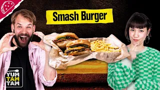 Smashed Burger | Burger selber machen | Street Food Rezepte