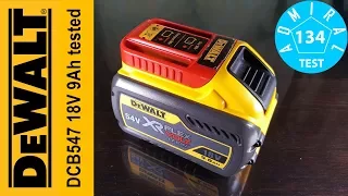 Тест аккумулятора DeWALT DCB547 18V 9Ah  Часть 3