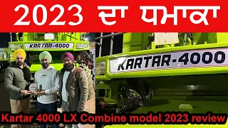 Harvesting Combine 4000 LX - Model 2023 | Full Review & vlog | Tractor Lover