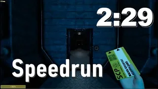 The Fastest Scientist Speedrun? (2:29) (SCP : SL)